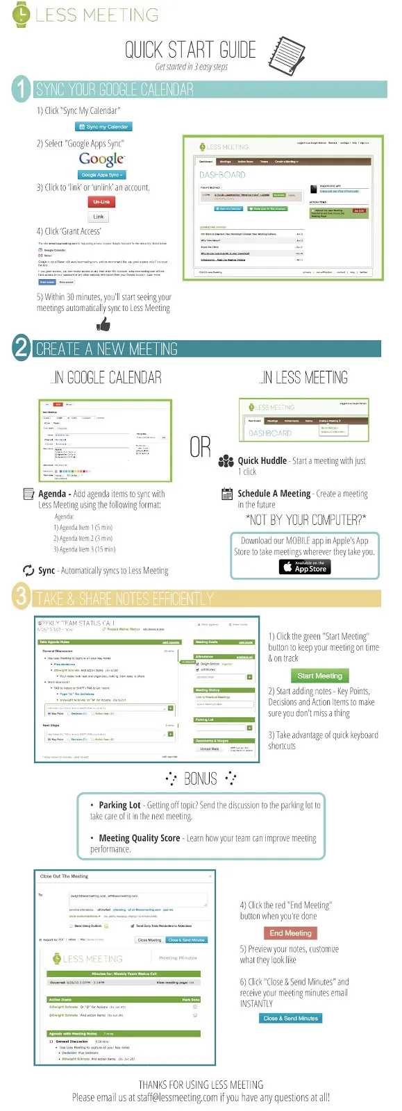 less meeting quickstart guide less meeting quickstart guide