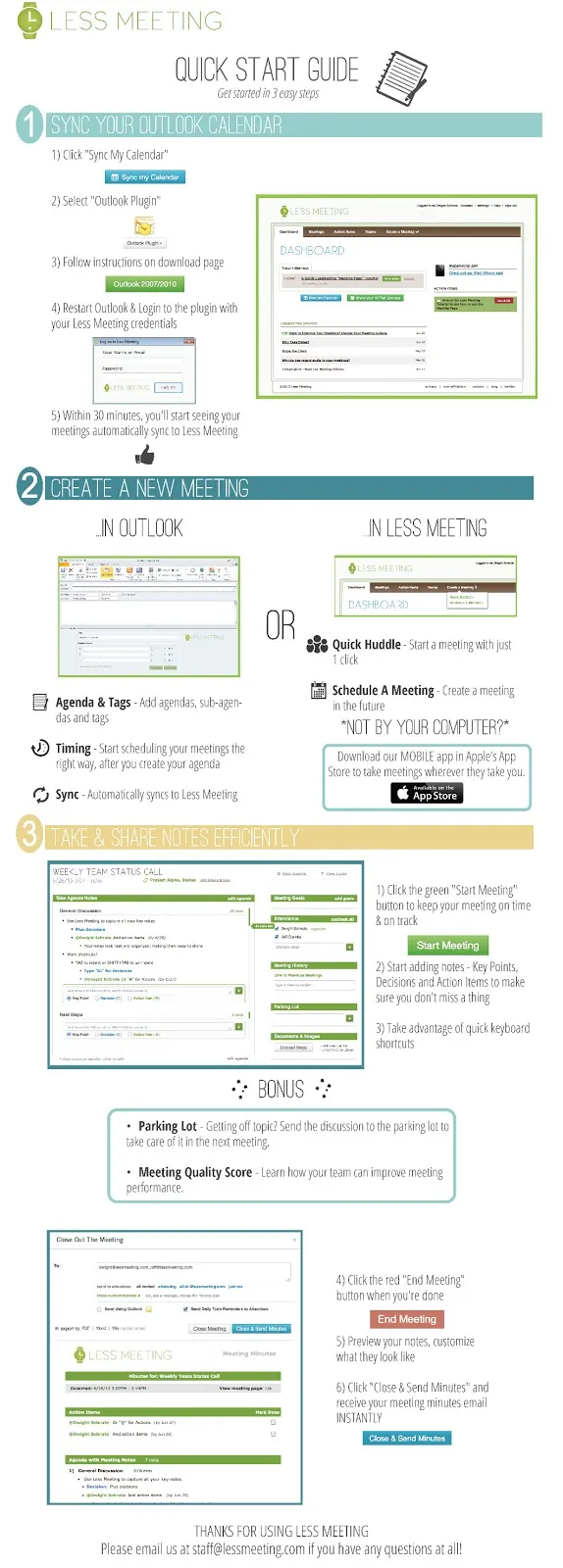 less meeting quickstart guide less meeting quickstart guide